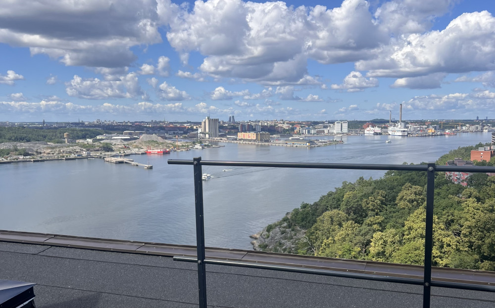 Utsikt från föreningens högsta punkt. Foto: Christina Nyfeldt